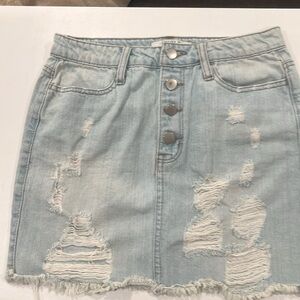 Forever 21 Denim Jean Mini skirt.
